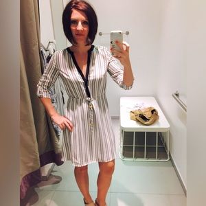 Black and white striped dress from H&M